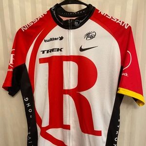 Men's Medium Nike Bike Jersey - Team Livestrong